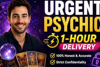 do an urgent love psychic reading within 1 hour