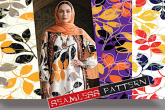 design seamless geometric pattern for luxury products