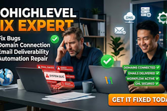 fix gohighlevel bugs, domain issues and email deliverability