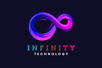 design a futuristic technology logo for your business