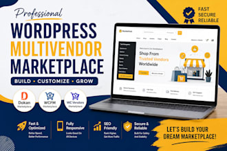 build wordpress multivendor marketplace with dokan, wcfm or wc vendors