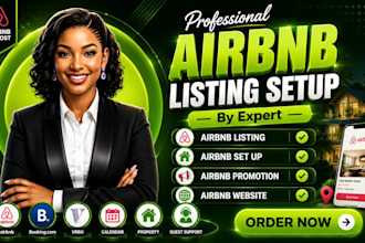 set up airbnb listing with airbnb marketing for property management
