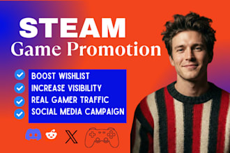 steam game wishlist,steam game promotion,boost steam wishlist and visibility