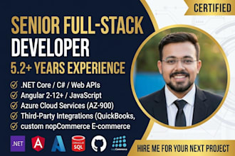 develop or fix your net core angular nopcommerce web