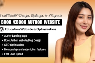 design author website book author website ebook website book author landing page