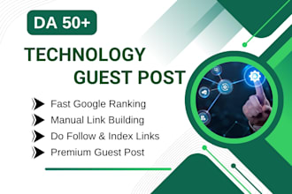 publish high da technology guest post backlink on USA, UK tech blogs