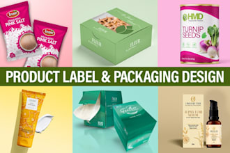 do product packaging box design and amazon packaging design