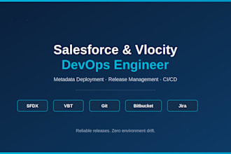 manage your salesforce and vlocity metadata deployments and release pipeline