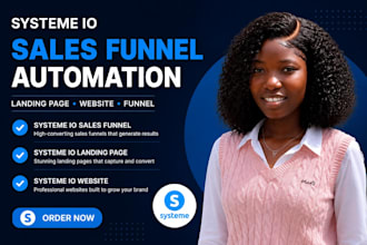 systeme io sales funnel automation systeme io landing page systeme io website