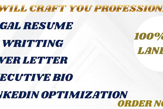 craft you a legal resume for job search
