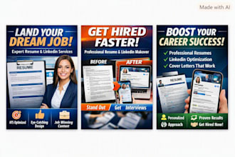 an ats optimized resume, executive CV, and linkedin profile