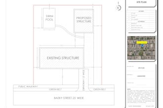 design site plan, plot plan of your property for city permit