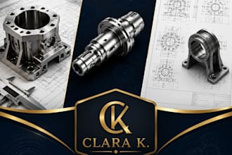 create cnc ready cad models drawings and dfm designs for production