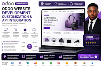 do odoo website development customization and api integration