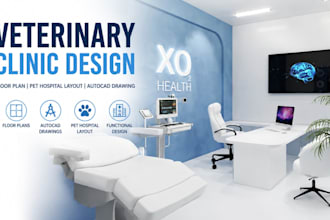 design animal veterinary clinic floor plan, pet hospital layout,autocad drawing