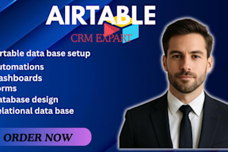 do airtable setup, airtable CRM, automation, softr