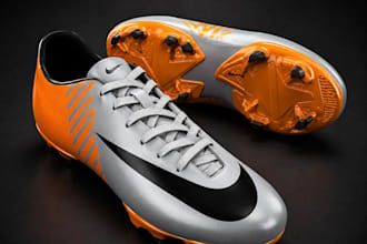 3d model football cleats, soccer boots and custom sports shoes
