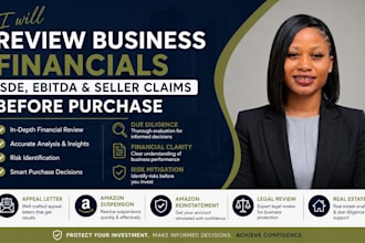 review business financials sde ebitda and seller claims before purchase