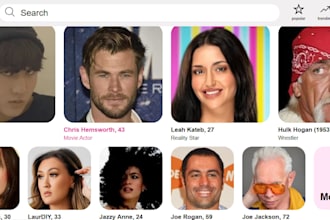 create a cool famous birthday profile for you and your loved ones