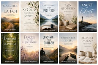 do christian book cover design, custom book cover, KDP cover design
