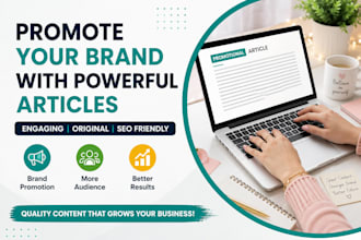 write promotional articles for your brand or business