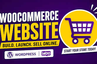 build a wordpress woocommerce webshop or ecommerce online store