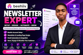 set beehiiv newsletter beehiiv landing page beehiiv automation beehiiv template
