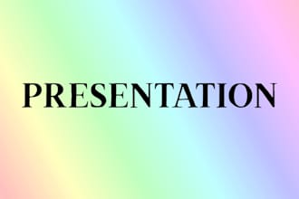 design presentations deck for you
