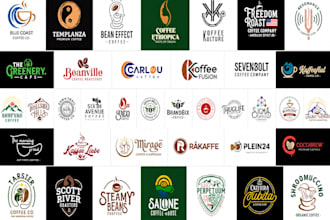 design logo for coffee shop, restaurant, bar and bakery with branding