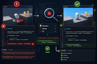 fix bugs and optimize performance in your unity game