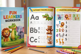 design children activity book worksheets coloring book and puzzles