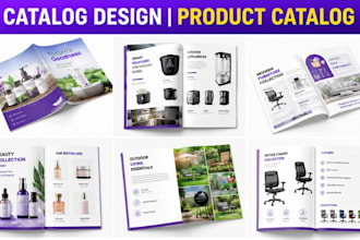 design digital lookbook, magazine layout, fashion catalog and product brochure