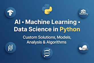 develop ai, machine learning and data science projects in python