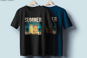 do custom typography tshirt, graphic t shirt design