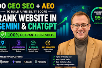 do geo seo aeo to build ai visibility score to rank website in gemini chatgpt