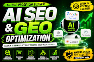 optimize your website for ai SEO, GEO, google gemini, and ai search