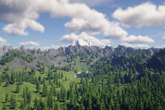 create you a realistic minecraft map