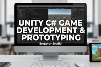 do unity game development csharp game scripting mobile game prototype unity 3d