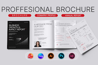 design a modren brochure pages that speaks, brochure that sell or sale brochure