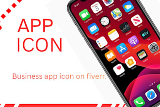 design a modern, professional app icon for ios and android