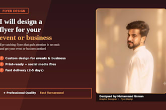 design a flyer for your event or business