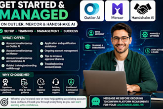 help you create, train, and manage your outlier, mercor, and handshake ai