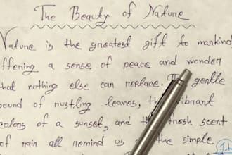 write beautiful handwritten letters, love notes, and thank you cards