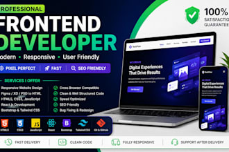 do website development, full stack developer, front end developer