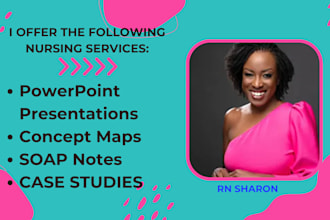 create a powerpoint presentation on nursing, business and medical topics
