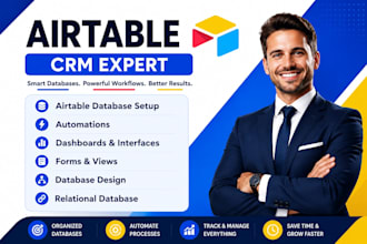 setup airtable database and automation as an airtable expert
