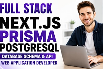 fix nextjs prisma postgresql database schema api full stack web app developer
