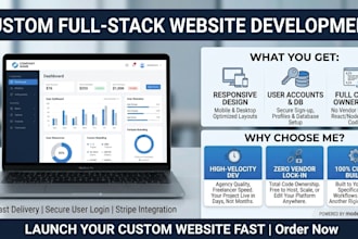 build a custom website for you