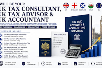 be your UK tax consultant, UK tax advisor and UK accountant