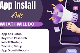 get app store app install game promotion through google and meta ads